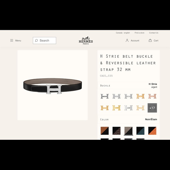 Brand new Hermès belts - Picture 4 of 4